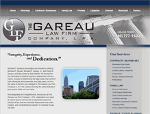 Tablet Screenshot of gareaulaw.com